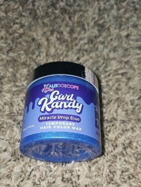 Kaleidoscope Curl Kandy Miracle Drop Blue Temporary Hair Color Wax